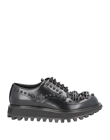 DOLCE&GABBANA Laced shoes Black 100% Calfskin