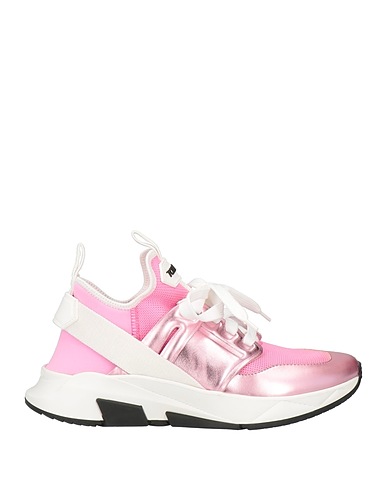TOM FORD Sneakers Pink Polyester, Polyurethane, Soft Leather