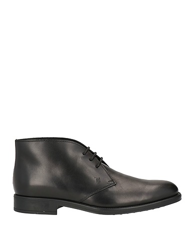 TOD'S Stivaletti Nero Pelle