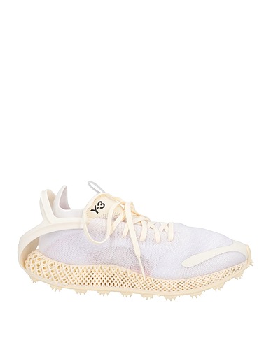 Y-3 Sneakers White Soft Leather, Textile fibers