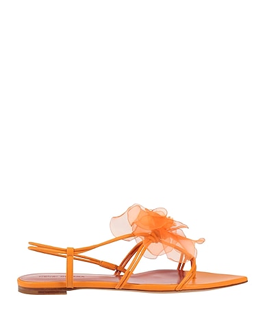 NENSI DOJAKA Flip flops MANDARINO Leather