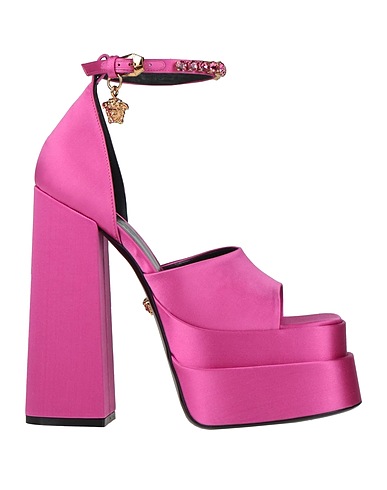 VERSACE Sandals Pink Textile fibers