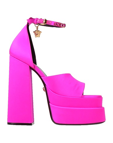 VERSACE Sandals Fuchsia Textile fibers