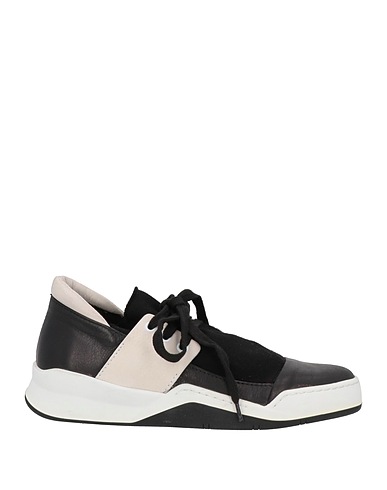 IXOS Sneakers Black Soft Leather, Textile fibres