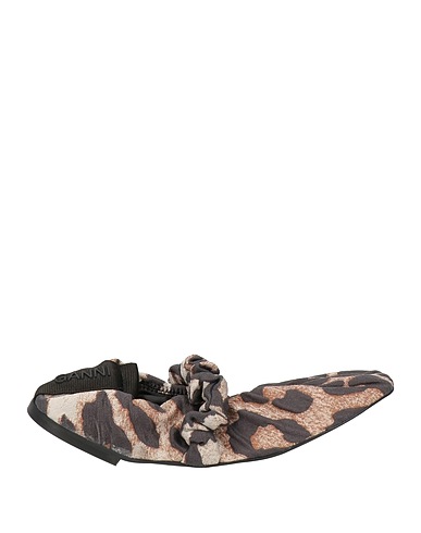 GANNI Footwear Light grey Textile fibres