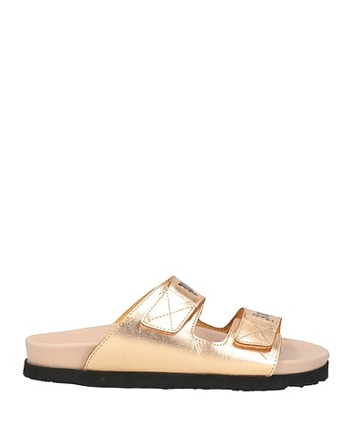 PALM ANGELS Sandals Platinum Leather