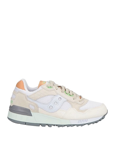 SAUCONY Sneakers Cream Leather, Textile fibres
