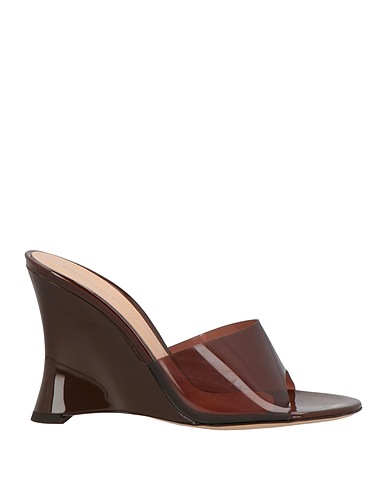 GIANVITO ROSSI Sandals Brown Plastic