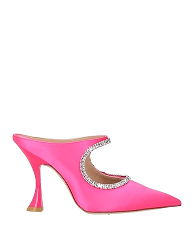 STUART WEITZMAN Mules and clogs Fuchsia Textile fibers