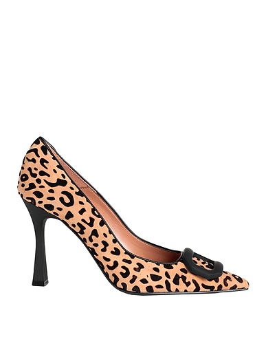 OVYÉ Zapato de salón Beige 100% Cuero