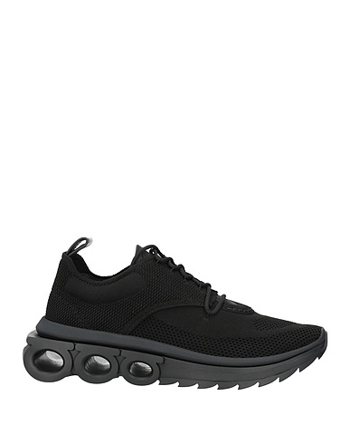 FERRAGAMO スニーカー ブラック 革（なめし加工） / 紡績繊維