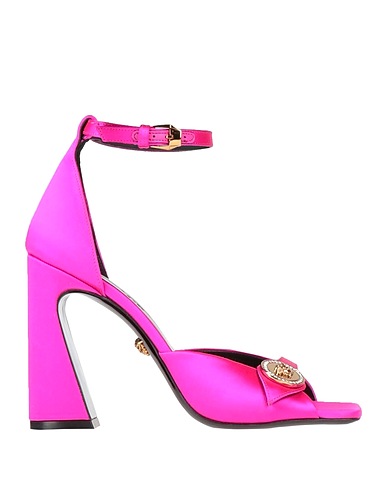 VERSACE Sandals Fuchsia Textile fibres