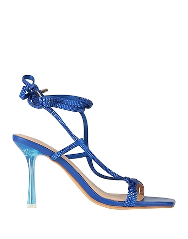 GAëLLE Paris Sandals Blue Textile fibers