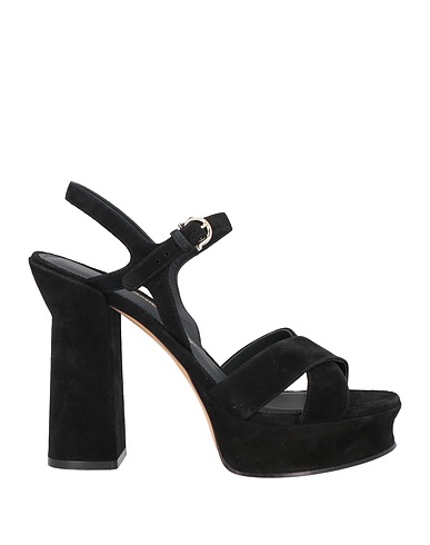 FERRAGAMO Sandals Black Leather