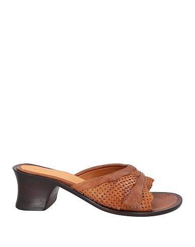 PREVENTI Sandals Brown Soft Leather