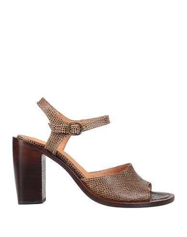 PREVENTI Sandals Khaki Soft Leather