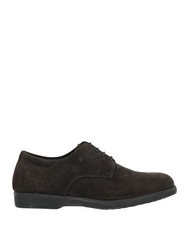 FRATELLI ROSSETTI Laced shoes Charcoal Leather