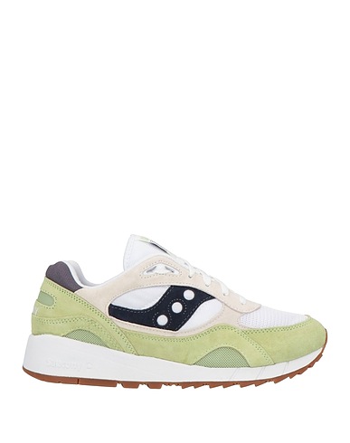SAUCONY Sneakers Light green Leather, Textile fibres