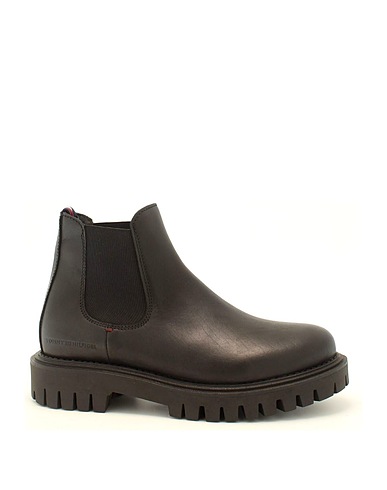 bottine noir tommy hilfiger