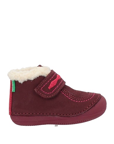 KICKERS Stivaletti Bordeaux Pelle