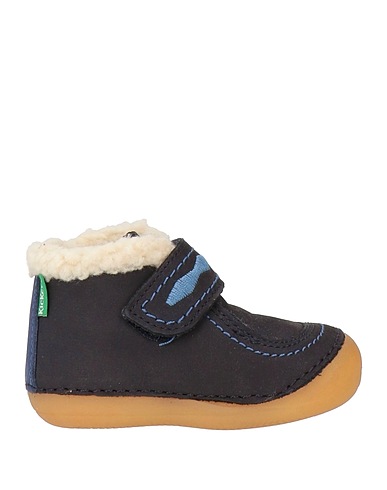 KICKERS Stivaletti Blu navy Pelle