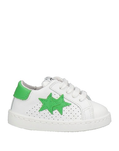 2STAR Sneakers White Soft Leather