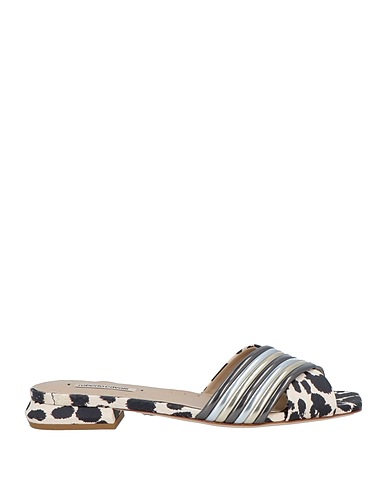 ROBERTO CAVALLI Sandals Platinum Soft Leather