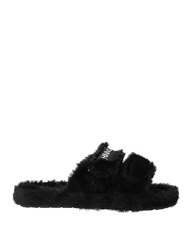 HINNOMINATE Slides and slippers Black Textile fibres