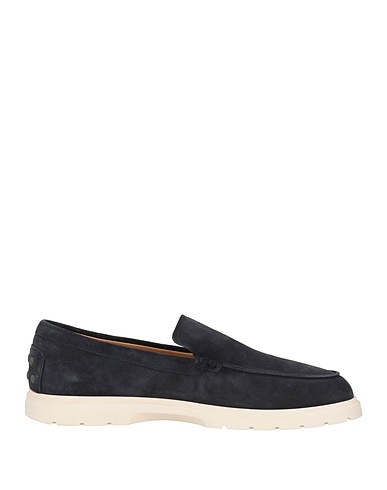 TOD'S Loafers Navy blue Leather