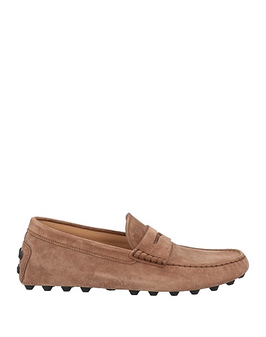 TOD'S Loafers Khaki Leather