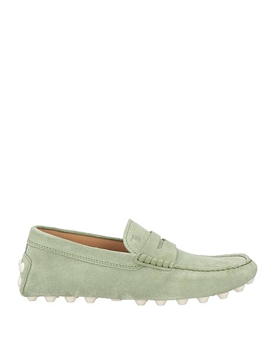 TOD'S Loafers Light green Leather
