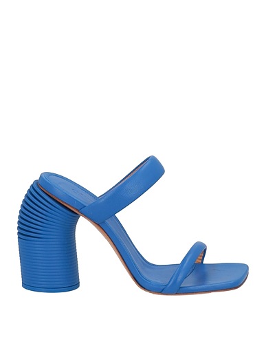 OFF-WHITE™ Sandals Blue Soft Leather