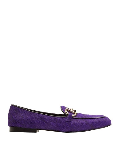8 by YOOX Mocassino CALF HAIR HORSEBIT-DETAIL LOAFER
 Viola 100% Pelle di vitello