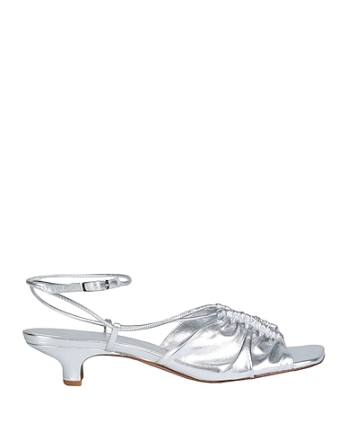 ARKET Sandals Silver 100% Soft Leather