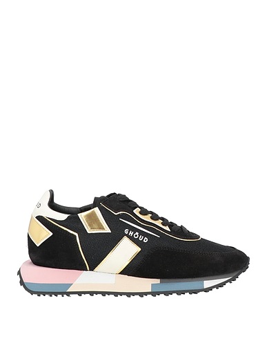 GHŌUD Venice Sneakers Black Soft Leather, Textile fibres