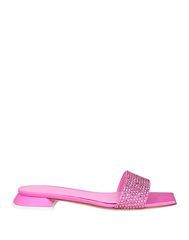 3JUIN Sandals Pink Textile fibers