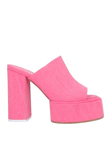 3JUIN Sandals Fuchsia Textile fibres