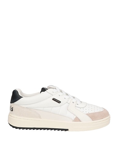 PALM ANGELS Sneakers White Leather, Textile fibers