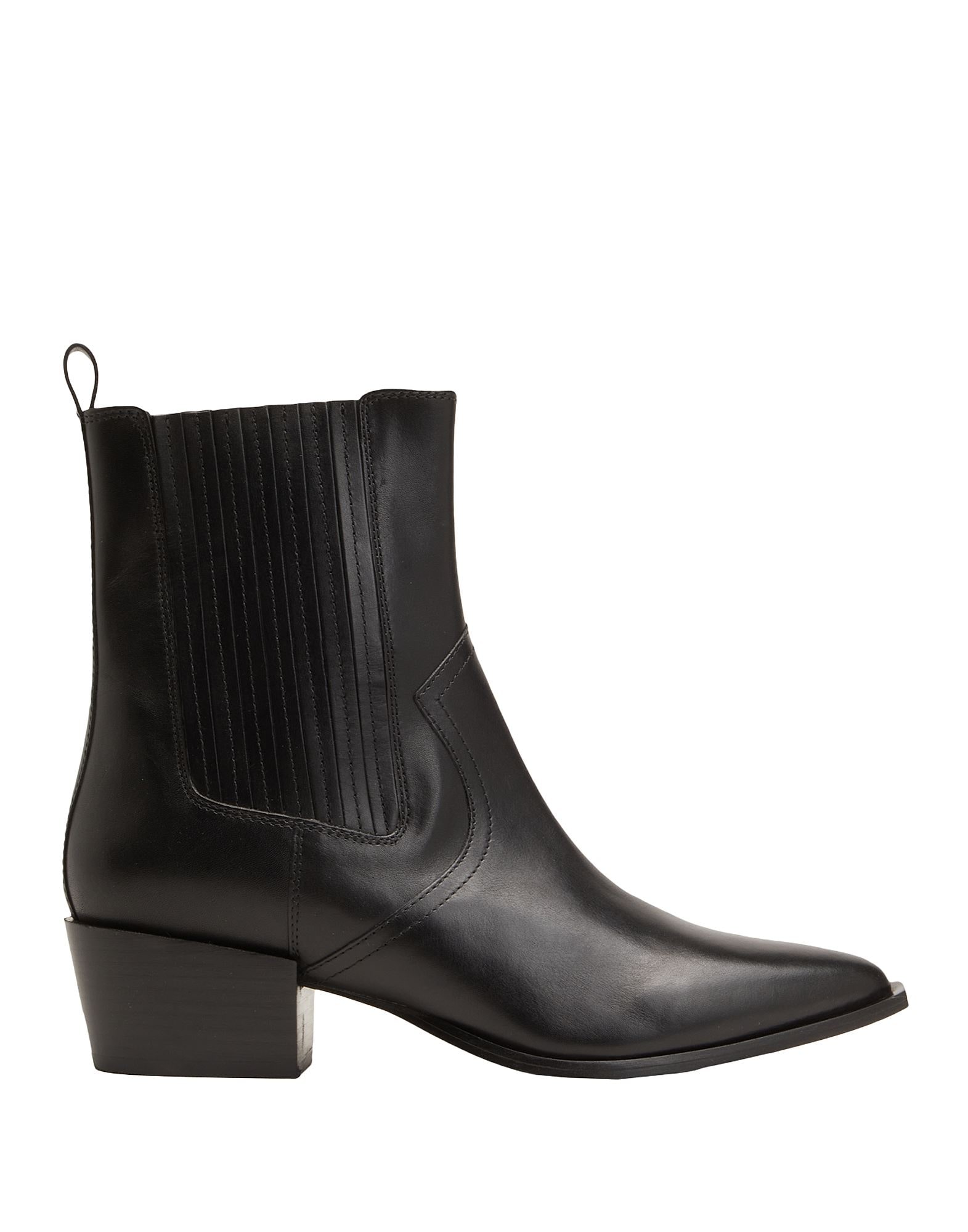 8 By YOOX LEATHER CHELSEA ANKLE BOOTS | Black Women's Ankle