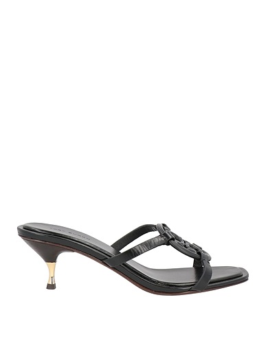 TORY BURCH Sandals Black Calfskin