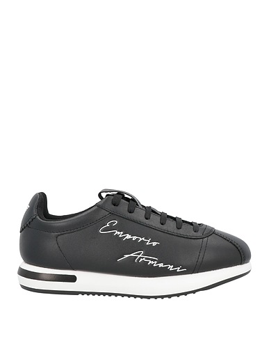 EMPORIO ARMANI Sneakers Black 100% Bovine leather