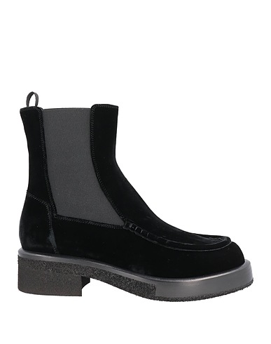 EMPORIO ARMANI Ankle boot Black 65% Viscose, 35% Cupro, Polyester, Rubber