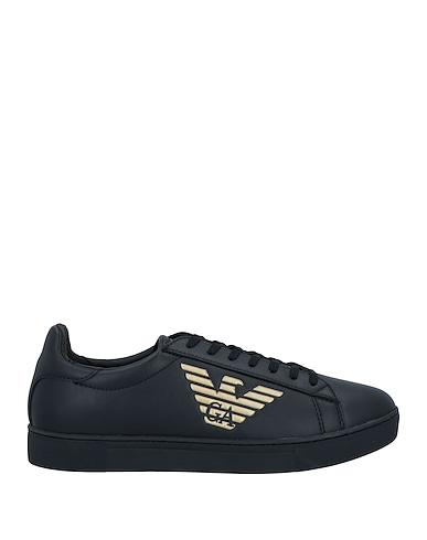 EMPORIO ARMANI Sneakers Black Soft Leather