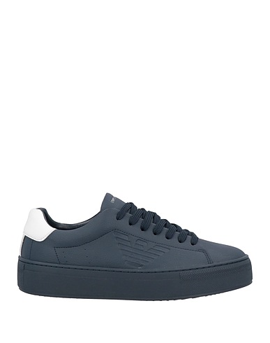 EMPORIO ARMANI Sneakers Midnight blue 100% Polyester