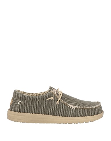 HEY DUDE Sneakers Verde militare Fibre tessili