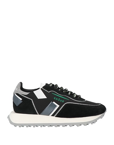 GHŌUD Venice Sneakers Black Soft Leather, Textile fibres