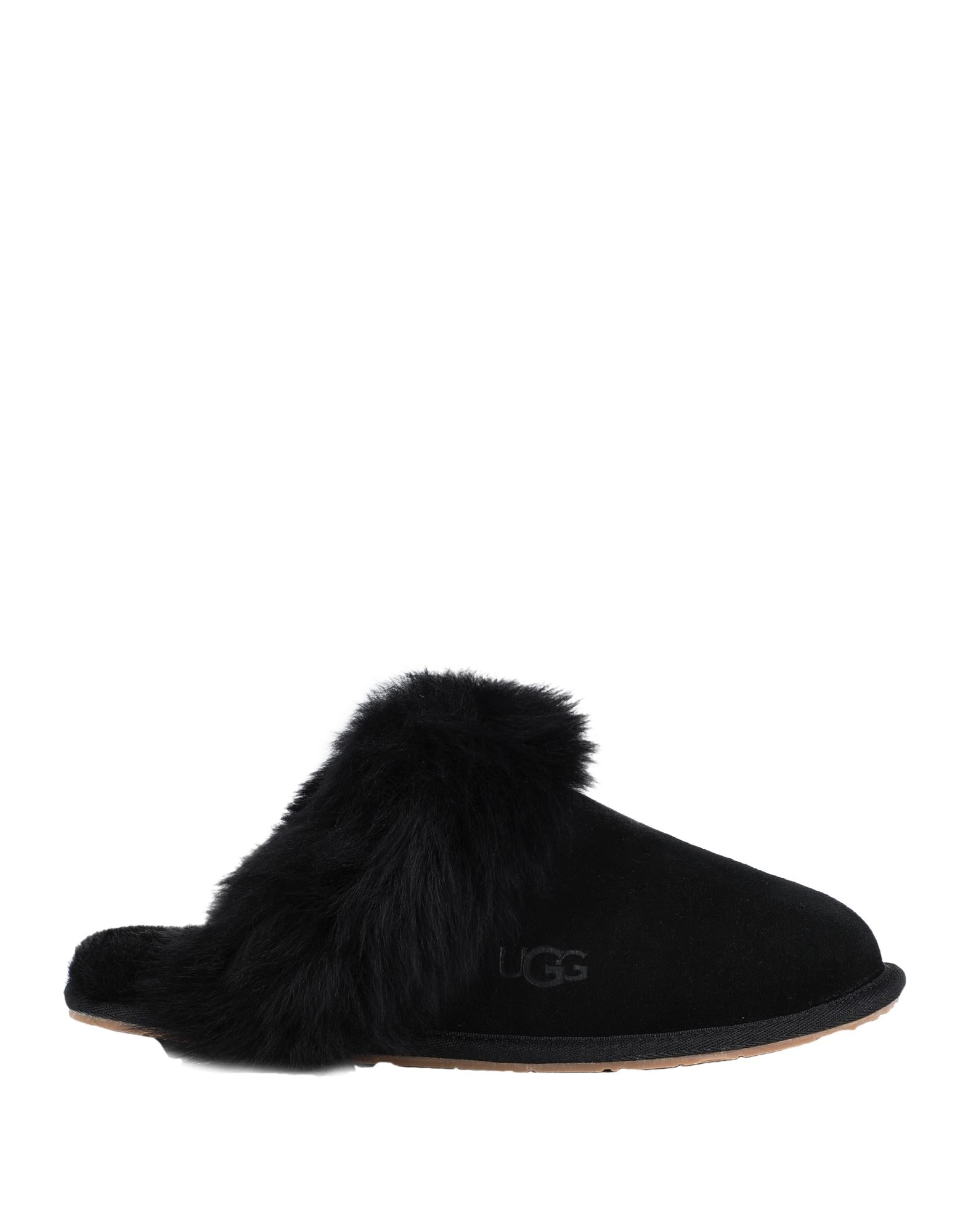 UGG ブラック スエード ファー手袋 Mサイズ UGG | 手袋 ダークブラウン レディース | YOOX