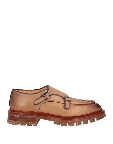 SANTONI Loafers Light brown Soft Leather