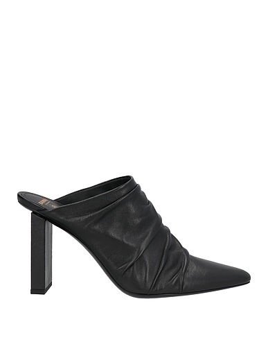 BALMAIN Mules and clogs Black Lambskin