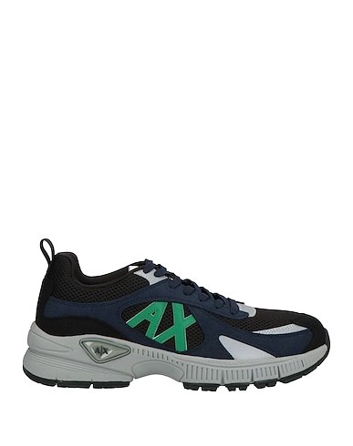 ARMANI EXCHANGE Sneakers Navy 100% Polyester, Polyurethane